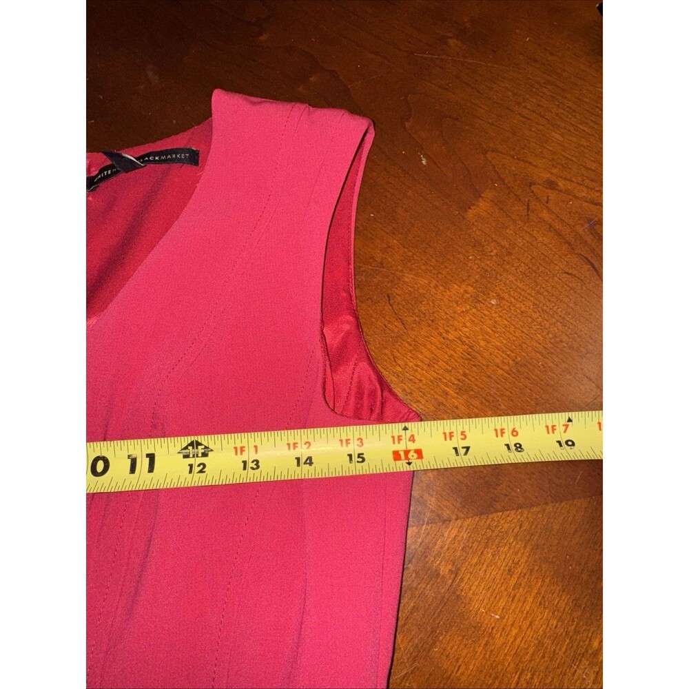 WHITE HOUSE BLACK MARKET SLIM FIT DRESS SIZE 2 - Picture 9 of 12